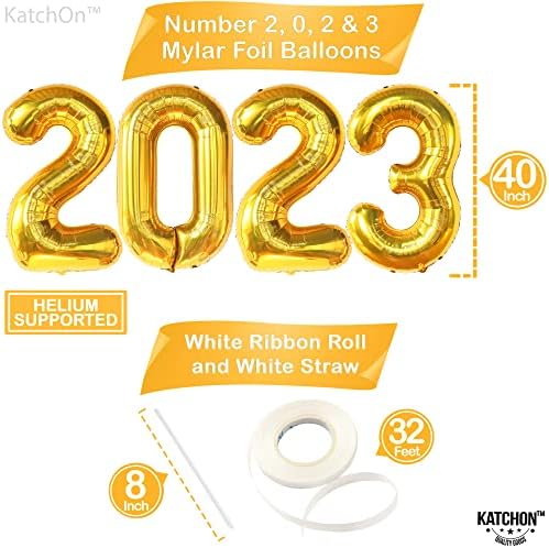 משקפי ראייה שנה טובה 2023 - חבילה של 12 | אבזרי תא הצילום לשנה החדשה 2023 | ציוד מסיבות ענק, מפלגת